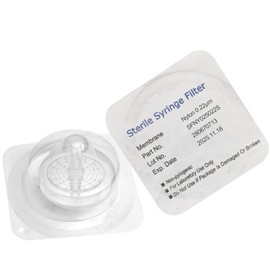 Sterile Syringe Filters Nylon 25 mm Diameter 0.22 um Pore Size Individually Packaged 10/pk by Biomed Scientific