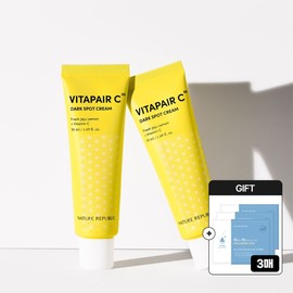 Nature Republic Mask Pack 3 Sheets Freckle Whitening Nature Republic 50ml50ml Vita Fair C Blemish Cream (50ml+50ml) / 마스크팩 3매 주근깨 미백 네이처리퍼블릭 50ml50ml 비타페어C 잡티크림 (50ml+50ml)
