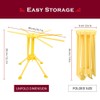 Foldable Pasta Dryer, Pasta Dryer with 10 Rod Dryer, Compact,