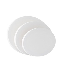 TRANSON 3 Sizes Oval Shaped Stretched Canvas Primed Ready for Painting