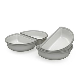 SureFeed Halbschale, 4 Stück, Grau