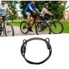 Bicycle Security Cable Lock, Double Loop Stainless Steel Wire, External