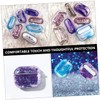Mobestech Earphone Case Earplugs Pro TPU Fashion Purple