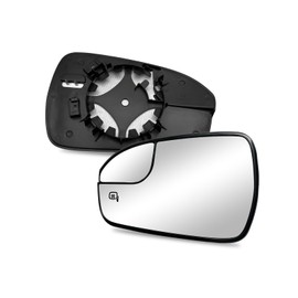 Axinda Driver Side Mirror Glass Replacement For Ford Fusion 2013 2014 2015 2016 2017 2018 2019 2020, Side View Mirrors with Rear Holder, Replace for DS7Z17K707F (Left)