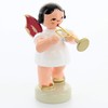 Angel Standing with Trumpet, Red Wings