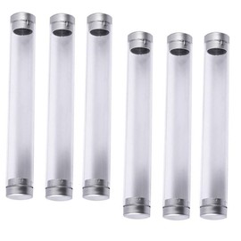 6Pcs Acrylic Ballpoint Pen Case Holder Gift Box Empty Single Pen Display Storage Case Cylinder Tube Pens Containers for School Business Office Supplies, Clear