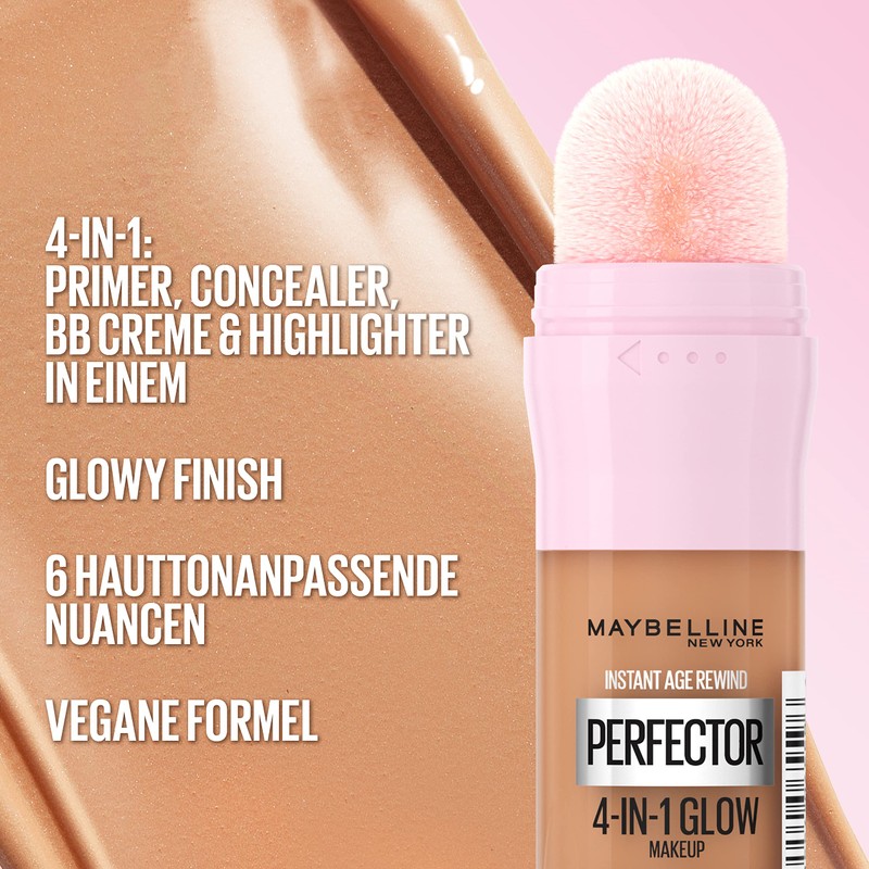 Maybelline New York 4-in-1 Make Up with Concealer, BB Cream,