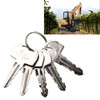 GAOHOU 5Pcs 601 Ignition Key Compatible for Sany Mini Excavator
