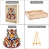 Blumuze Wooden Puzzle Adult 270 Pieces, Tiger Wooden Puzzle, Unique