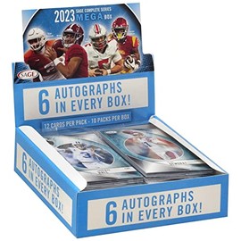 2023 Sage Hit Football Premier Draft Complete Series Mega Box - 6 Autographs per Box