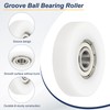 sourcing map Roller Idler Bearing Pulley, 8 x 40 x