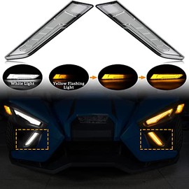 LDETXY Accent Panel Light Kit for Slingshot 2020-2022, DRL Daytime Running Light Turn Light for 2020 2021 2022 Polaris Slingshot S GT R LE SL Accessories, Replacement OEM 2884606 (2PCS)