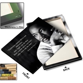 Martin Luther King Jr. Quote Canvas Wall Art, Inspirational Leadership Canvas Painting, Famous Motivational Wall Artwork Pictures Print Decor for Living Room, Bedroom, Office, or Hallway 16x20inch