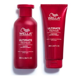 Kit Shampoo Acondicionador Repara Cabello Dañado Wella 450ml