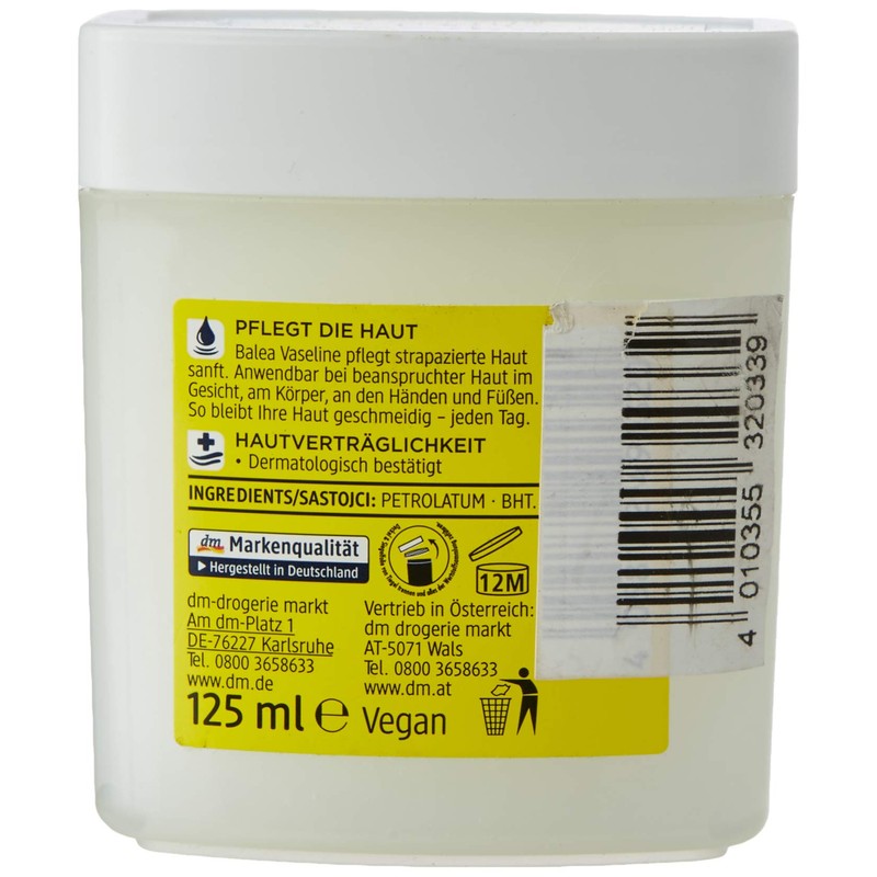Care cream Vaseline, 125 ml