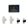 2 Pairs of Handlebar Moustache Training Wheels, Moustache Curler Shape
