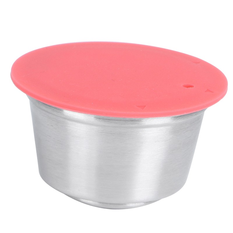 Stainless Steel Reusable Refillable Coffee Capsule Cup Fit for Dolce