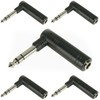 CableStop® 5-PACK 6.35mm STEREO 1/4" Jack Male Plug to Female
