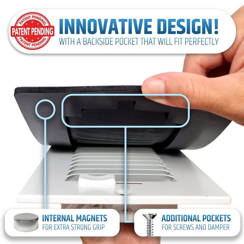 Powerful Magnetic Vent Covers (3-Pack) That Will Never Fall Off