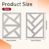 Die Cuts for Card Making, Rectangle Triangle Background Cutting Dies
