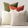 MIULEE Pack of 4 Throw Pillow Covers 18x18 Inch Soft
