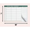 Weekly Magnetic Meal Planner & Tear Off Grocery List -