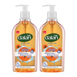 Dalan 2-in-1 Hand Wash - Micellar Water & Papaya Passion, 13.5oz. (Pack of 2)