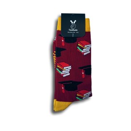 TwoSocks Funny Socks | Student Gift Nerd Gifts | Fun Socks Unisex Socks | One Size UK 3-11, Student