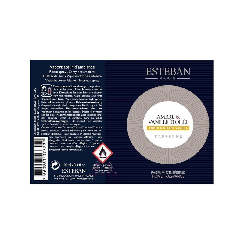 ESTEBAN ESTEAV-003 Duftspray Ambre & Vanille Etoilee
