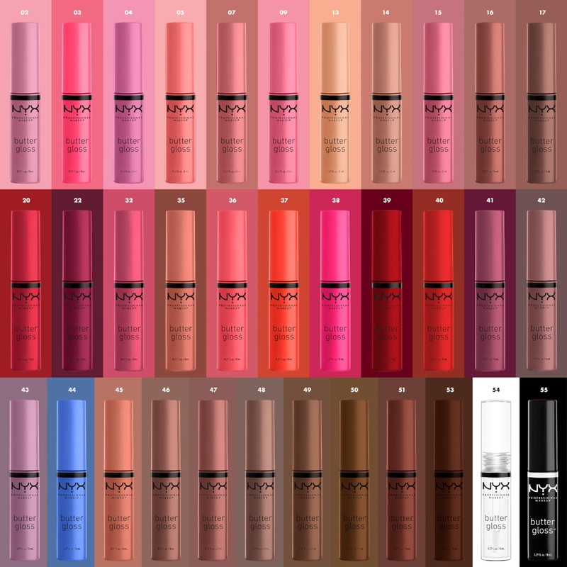 NYX PROFESSIONAL MAKEUP Butter Gloss, Non-Sticky Lip Gloss - Rocky
