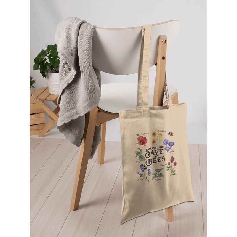 Shirtracer - Cotton Bag - Flowers & Plants - Save