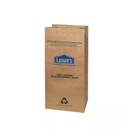 Lowe's 10-Pack LOWES Heavy Duty Large 30-Gallon Paper Outdoor Lawn and Leaf Trash Bags