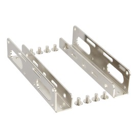 InLine 39950B HDD/SSD Mounting Rails, 6.35 cm (2.5 Inches) to 8.89 cm (3.5 Inches), Frame and Screws Only