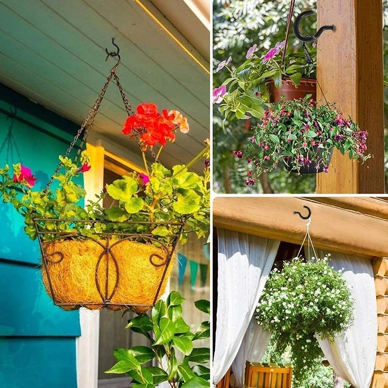 12 Pcs Screw Hook, Cup Ceiling Hooks,Heavy Duty Wall Mount