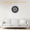 Lily's Home Hanging Verdigris Wall Dial Thermometer, Ideal for Indoor