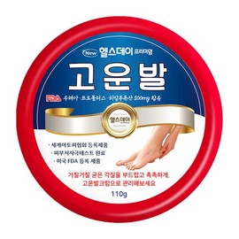 Wellbeing Health 헬스데이 프리미엄 고운발 크림 110g x 1개/각질제거/풋크림/발각질제거/발보습케어 Health Day Premium Smooth Foot Cream 110g x 1 piece/Exfoliating/Foot Cream/Callus Removal/Foot Moisture Care
