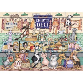 Ravensburger Dapper Dogs No.1 Digby’s Deli 1000 Piece Jigsaw Puzzle for Adults and Kids Age 12 Years +
