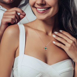 Iefil November Birthstone Necklace Gifts for Women, Sterling Silver Birthstone Jewelry Blue Topaz Necklace Mothers Day Birthday Gifts Anniversary Valentines Day Gift for Her Mom Wife Girlfriend