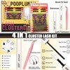 Lashes map for Clusters Kit Fluffy Dramatic Eyelashes Extension Kit