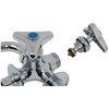 Kakudai 704-108-13 Double Mouth Faucet for Washing Machines