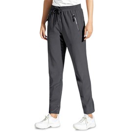 Comfyfit Pants for Older Women, Comfy Fit Pants Stretch Active Pant s Stretch Active Breathable & Quick Drying Pant (Grey-Straight,Large)