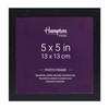 Hampton Frames OXFORD 5x5 (13x13cm) Pack of 1 Black Picture