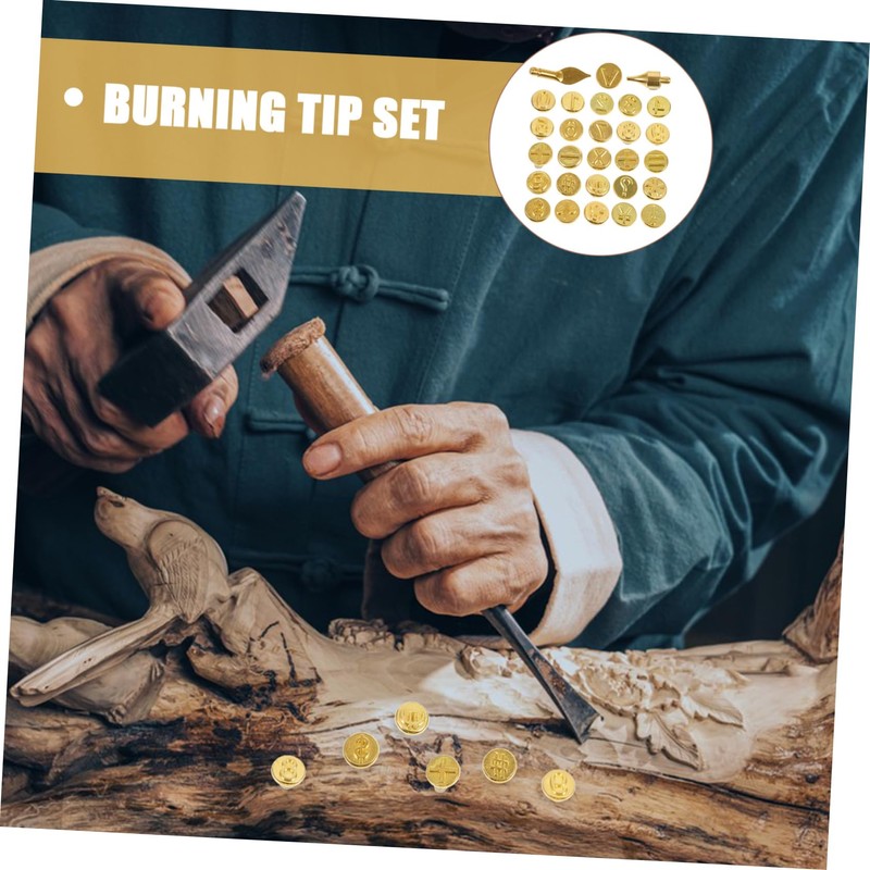 jojofuny 1 Set Number Burning Tips for DIY Pyrography Crafts