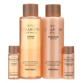 Set Triple Colágeno Para Todo Tipo De Piel 4pzs Tonymoly