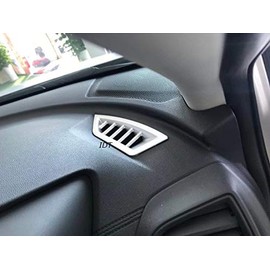 [With Mini Waste] New SK Forester Front Dashboard Air Conditioner Cover Bezel Cover Deformer Cover Vent Interior Panel Air Conditioner Panel Air Conditioner Bezel Interior Inner Parts Dress Up Custom Parts Air Conditioner Deformer (Silver)