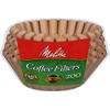 Melitta 8-12 Cup Basket Coffee Filters, Natural Brown, 200 Count