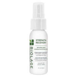 BIOLAGE Strength Recovery Repairing Spray - Leave-In Treatment, Strengthens & Repairs Damaged Hair, Heat Protectant, Detangling Leave-In Treatment, With Olive Squalane & Vegan Proteins, 1 Fl Oz
