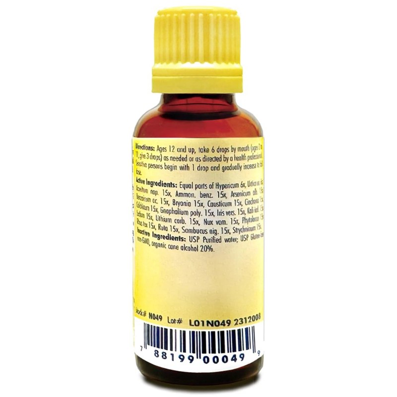 Newton Labs Sciatica & Nerve Care, Homeopathic Formula, 1 Fluid