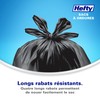 Hefty® Garbage Bags, Value Pack Large 90 Litres Black, EasyFlaps®,