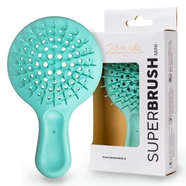 Jäneke Janeke Mini Superbrush – Cepillo para niños y cepillo pequeño para desenredar – Cerdas suaves antiestáticas – Cepillo ventilado para cabello húmedo o seco – Ideal para cabello rizado, grueso, f